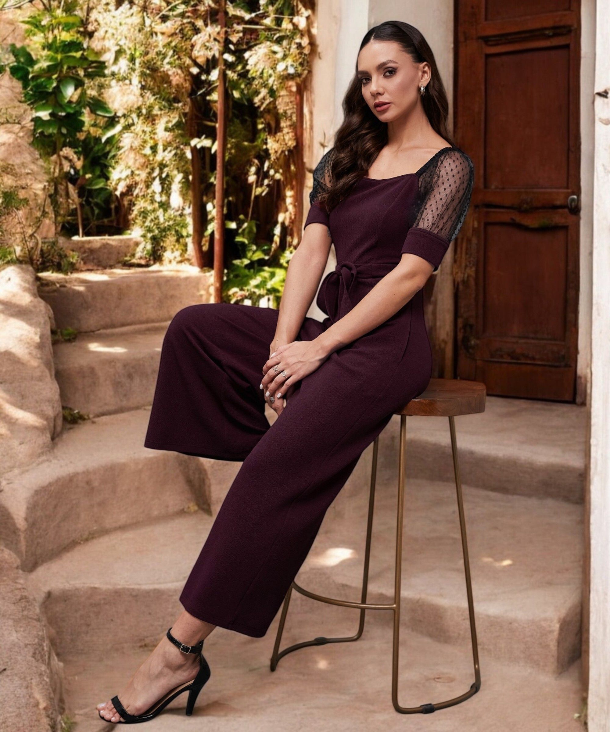 miss chase Self Design Women Jumpsuit-picture-31