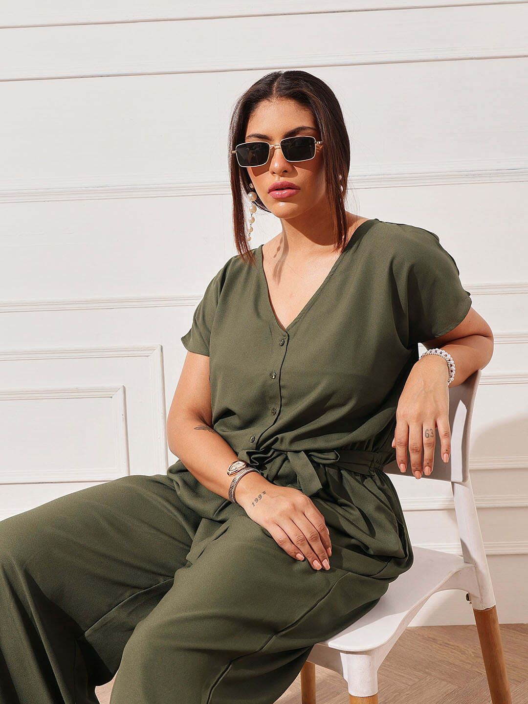 curvy street Solid Women Jumpsuit-picture-23