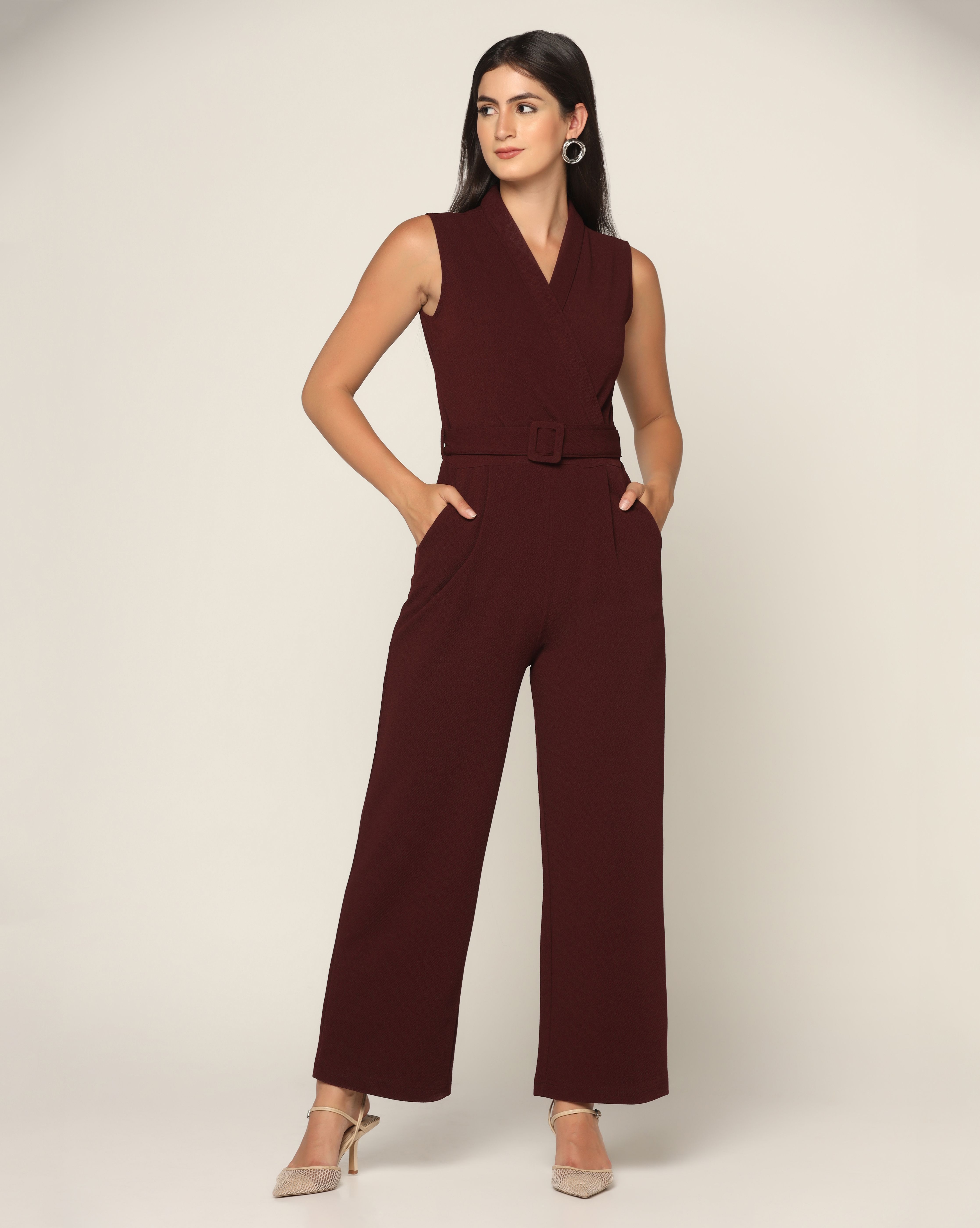 Solid Women Jumpsuit