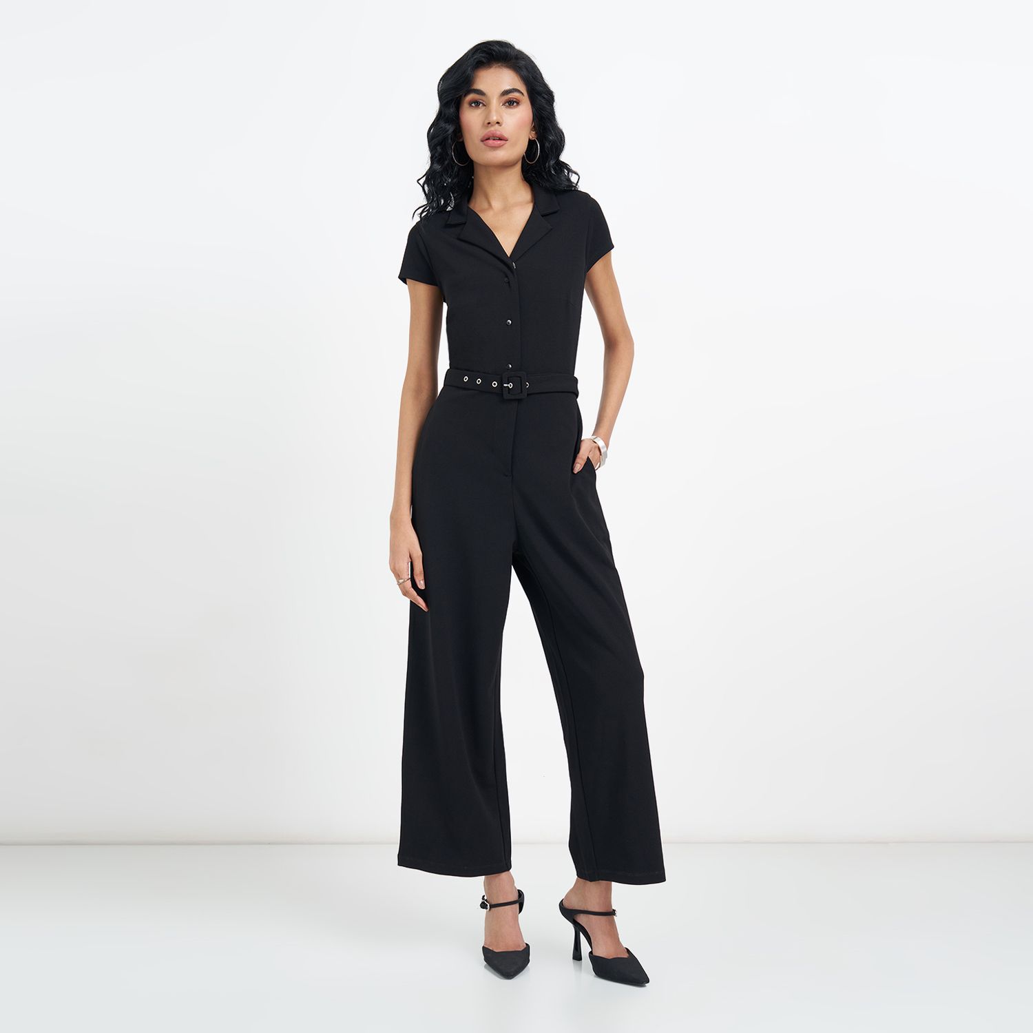 annabelle by pantaloons Solid Women Jumpsuit-picture-32