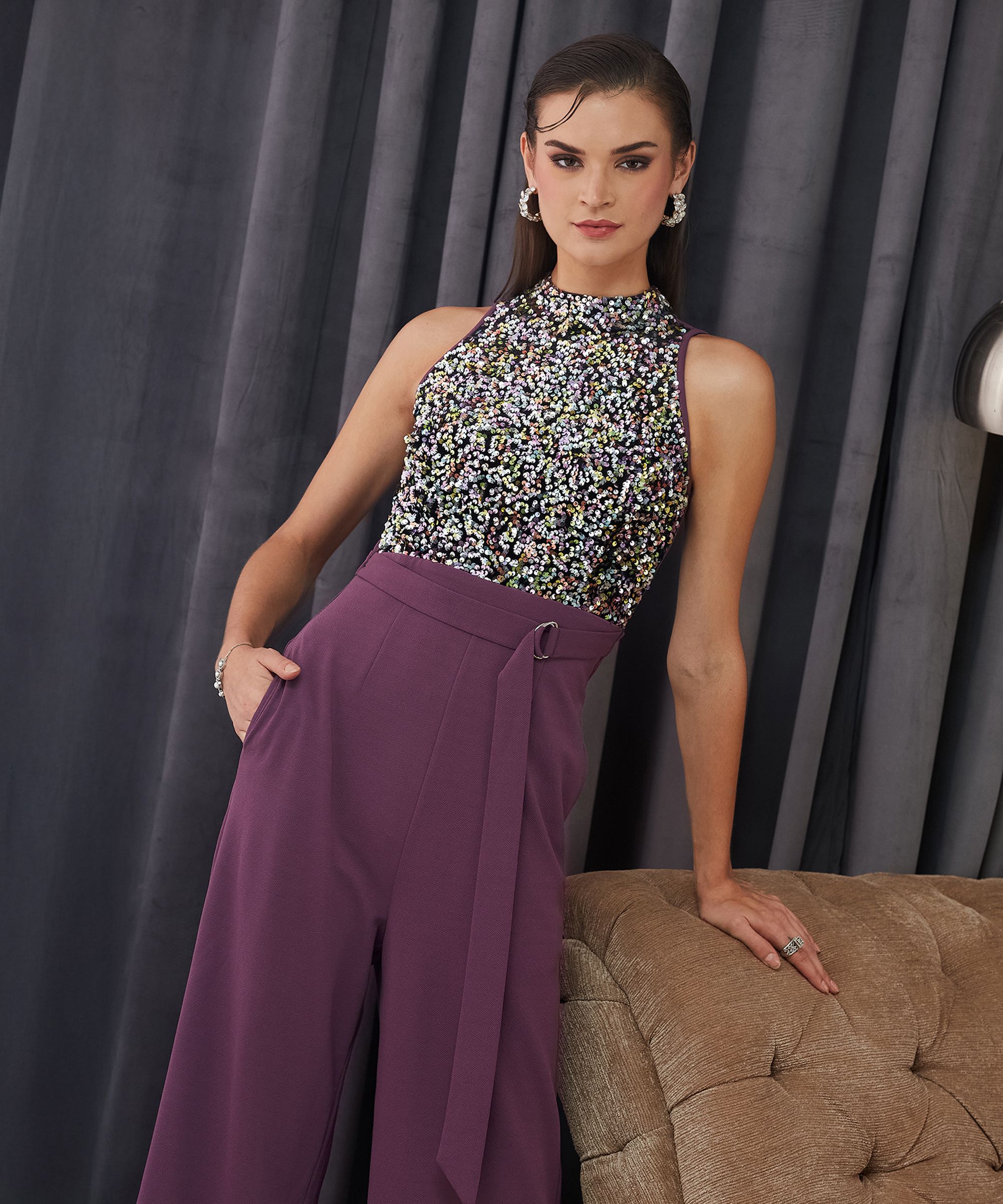 miss chase Embellished Women Jumpsuit-picture-41