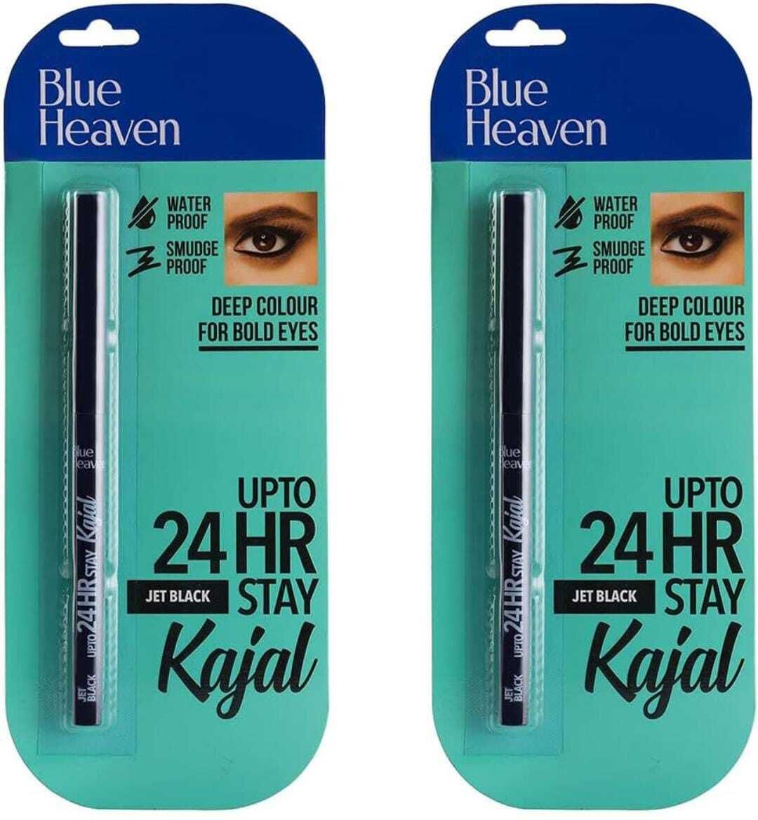 blue heaven 24 Hr Stay Kajal Black Waterproof Long Lasting And Smudge Proof,-picture-28