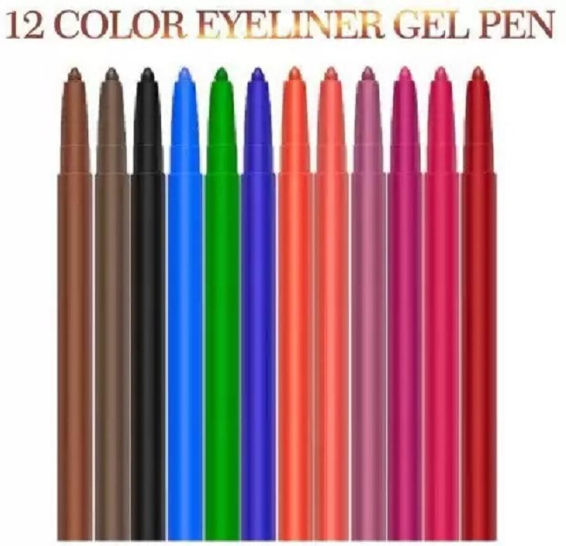 Perfect 12 Multicolor Bold Matte Waterproof Pencil Kajal-image-45