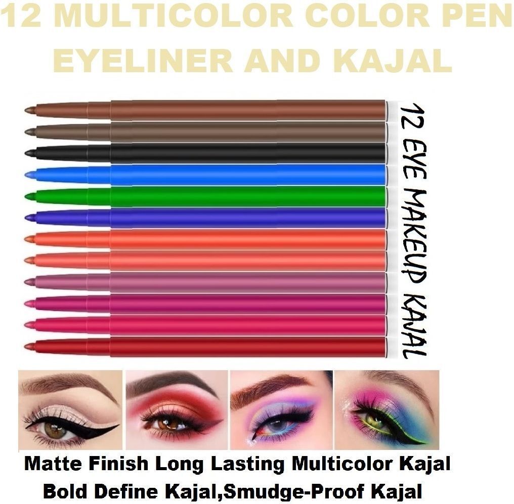 NEW MULTI-COLOR EYELINER-EYE PENCIL PACK-12-image-15