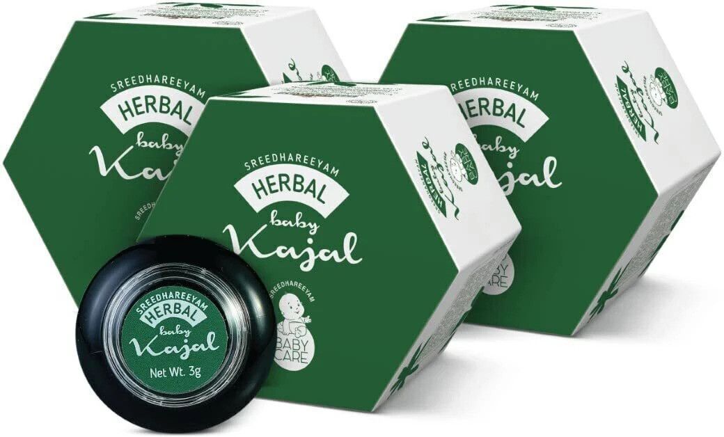 Herbal Baby Kajal (Pack of 3) - From Renowned Eye Hospital For New Born-image-20