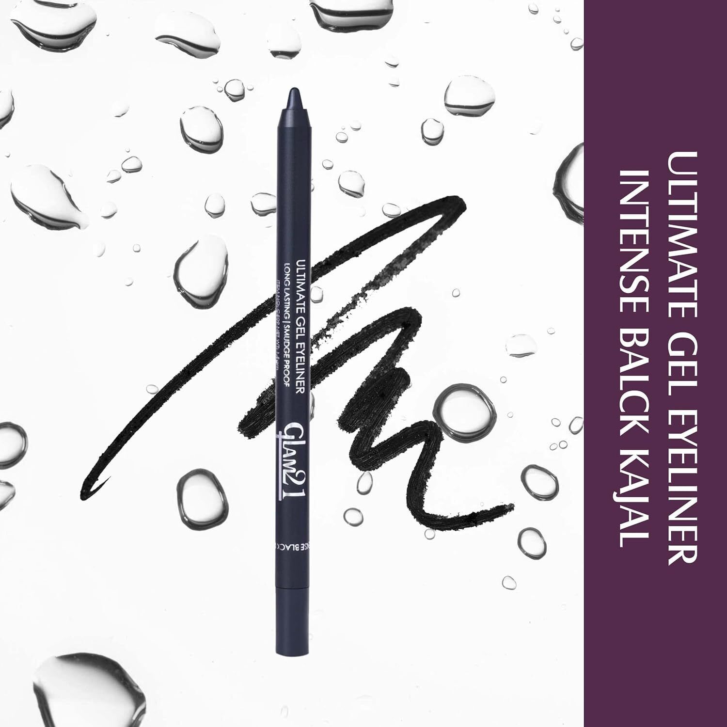 Gel Eyeliner Long Lasting Kajal | Smudge Proof | Highly Pigmented-image-8