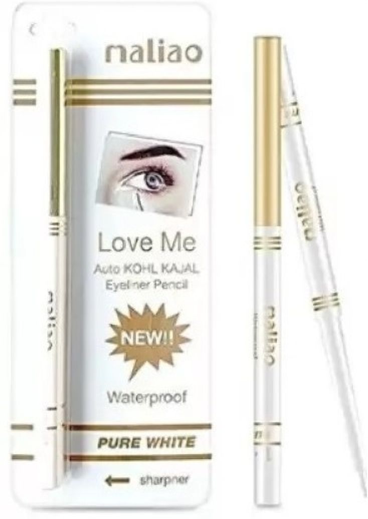 maliao Waterproof Smudgeproof Auto White Kajal (White)-picture-16