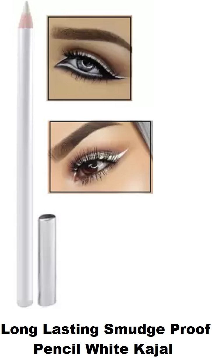 aylily Ultra Smooth White Kajal Eyeliner Pencil Waterproof-picture-2