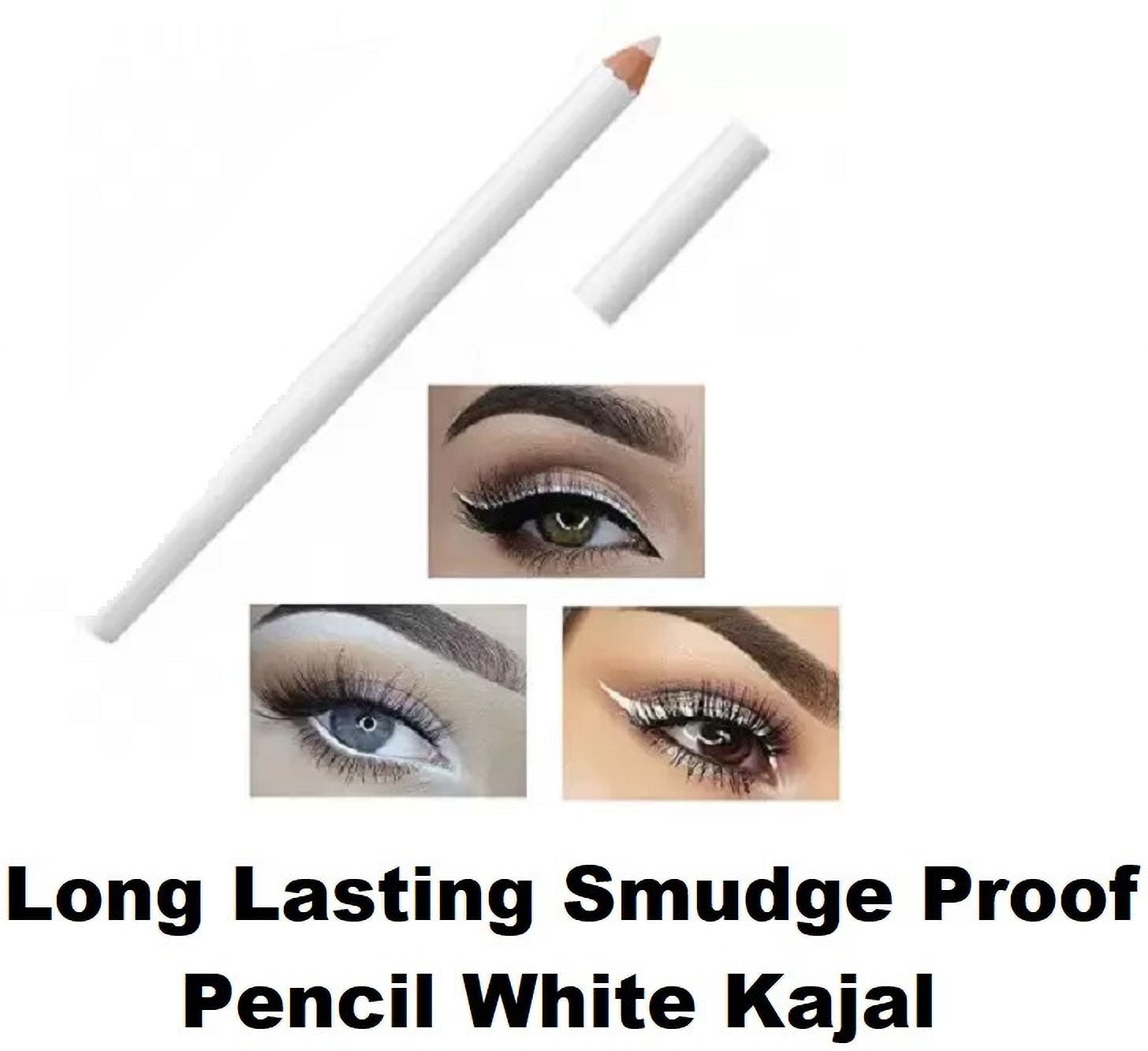 aylily Professional Waterproof White Pencil Kajal Smudgeproof-picture-7