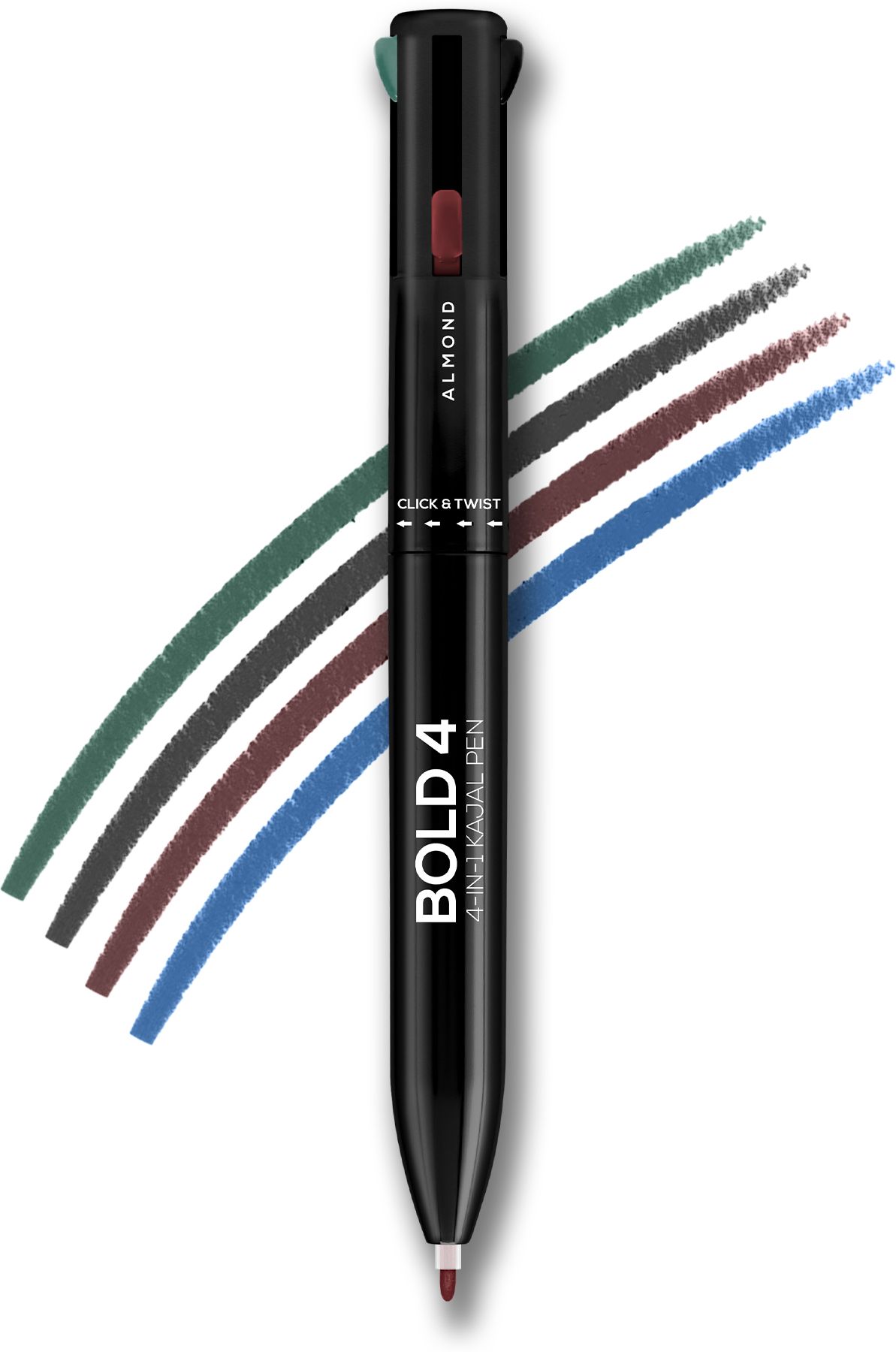 Bold 4 4-IN-1 Kajal Pen - Four Shades in One Stick, Matte Finish, Rich Color-image-18