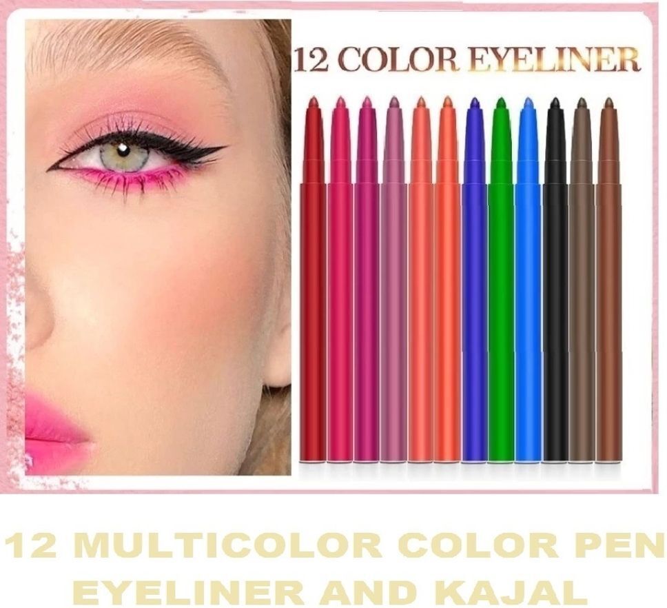 Matte Colorful Waterproof Long-Lasting Silky Smooth Comfortable Kajal Eyeliner-image-0