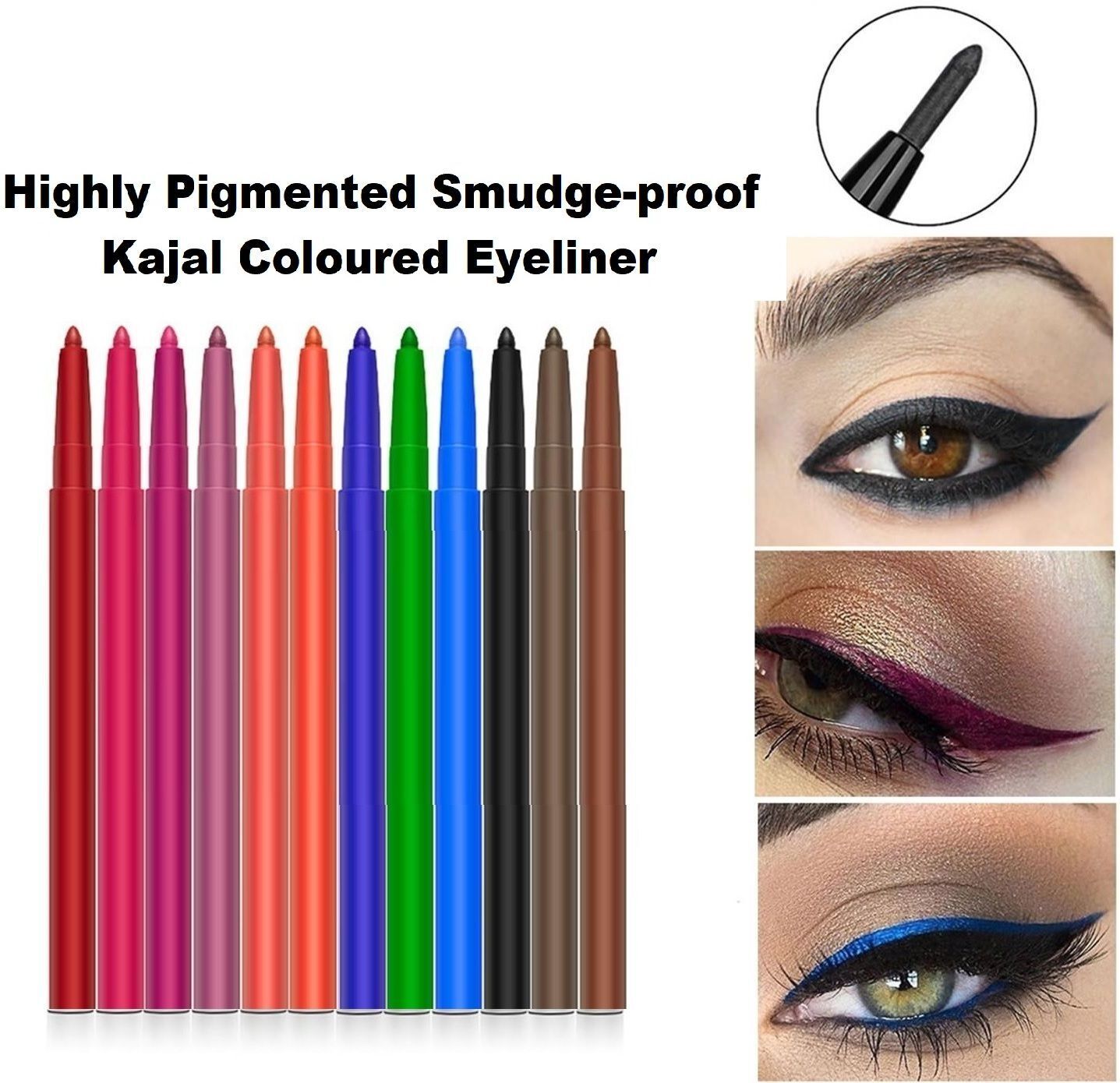 HD CRAYON KAJAL ATTRACTIVE MULTI COLOR KAJAL EYELINER KAJAL-image-20