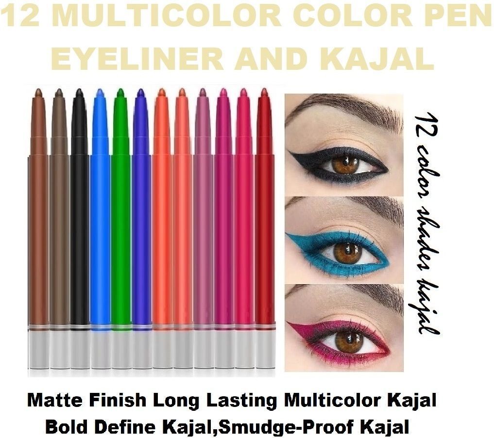 HD MULTI-COLOR EYELINER-EYE PENCIL PACK-12-image-12