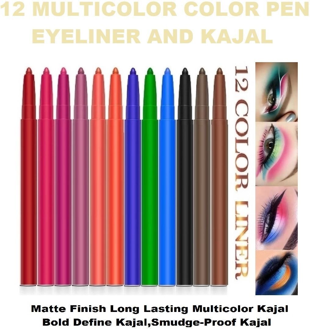 MULTI-COLOR EYELINER-EYE PENCIL PACK-12-image-1