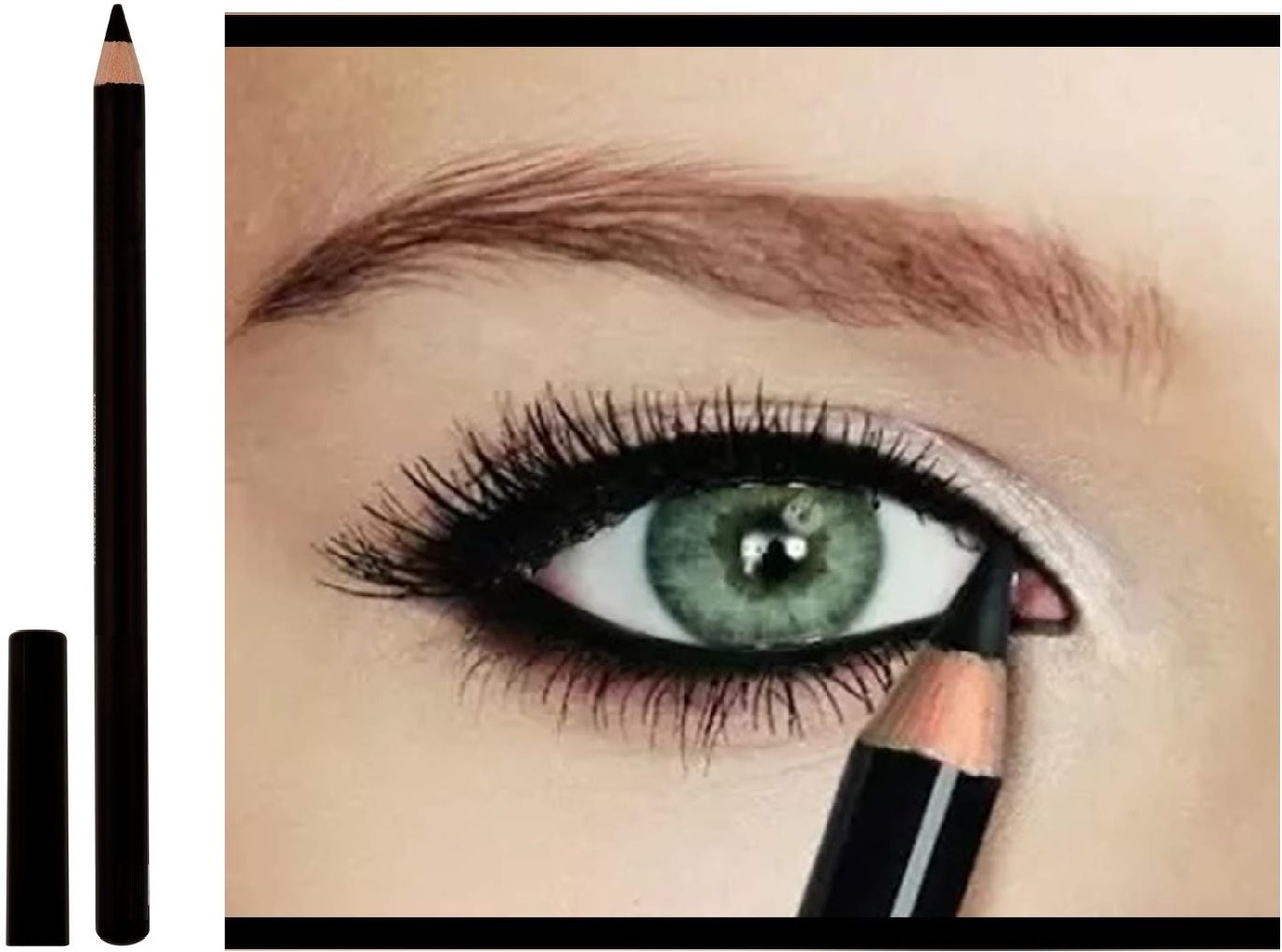 Kohl Matte Finish eye black kajal pencil-image-45