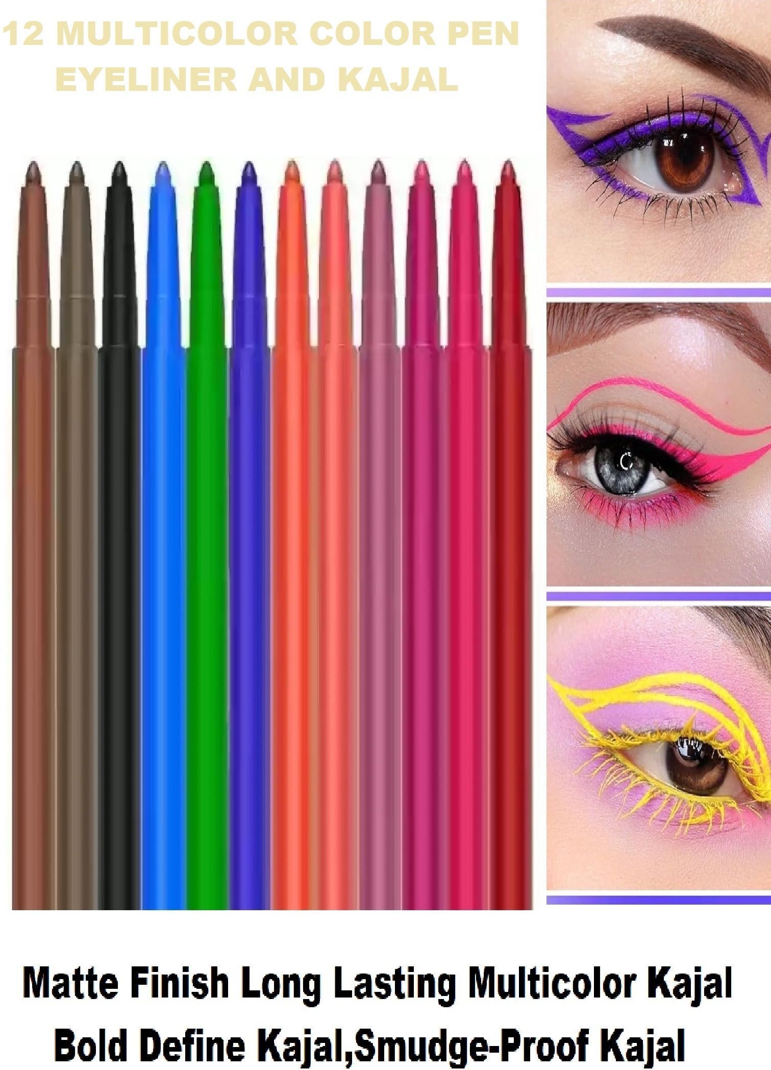 BEST MULTI-COLOR EYELINER-12-EYE PENCIL PACK-12-image-3