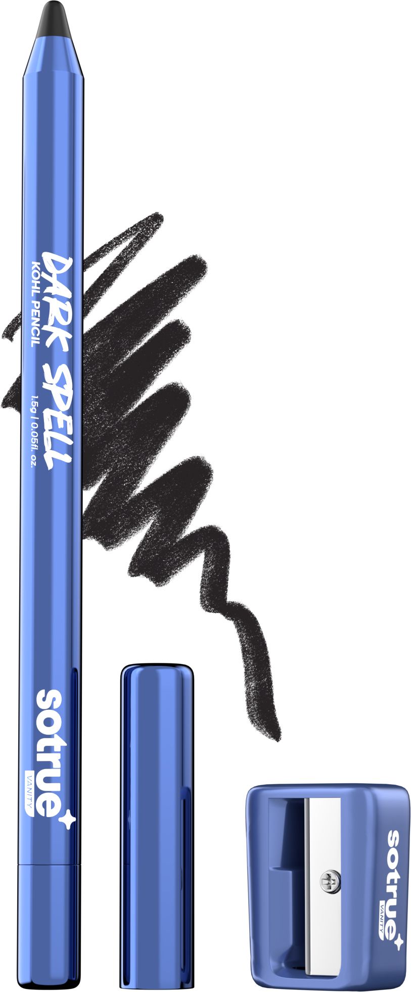 Dark Spell Kohl Kajal Pencil with Sharpener, Long-Lasting & Smudge-proof-image-42