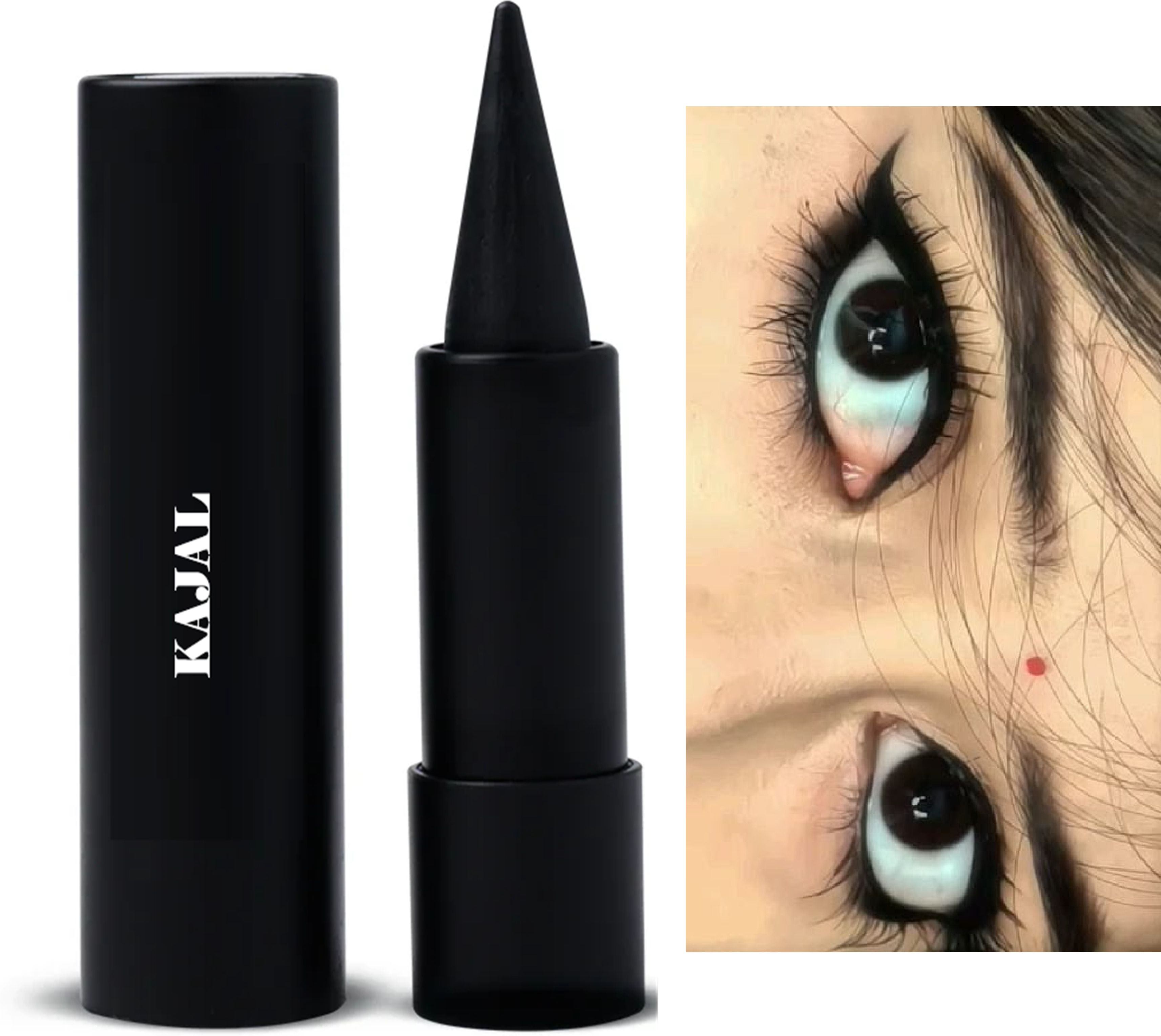 Long Wear Black Kajal Pencil with Smooth Glide Formula-image-9