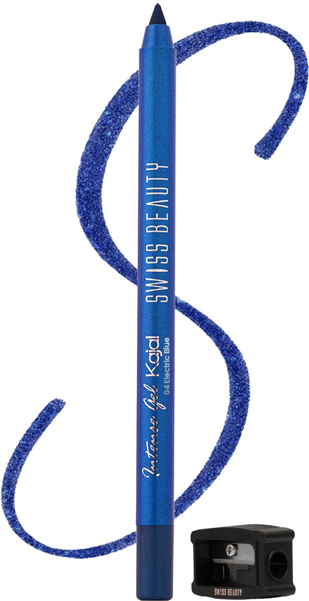 swiss beauty Intense Gel Kajal- Electric Blue-picture-10