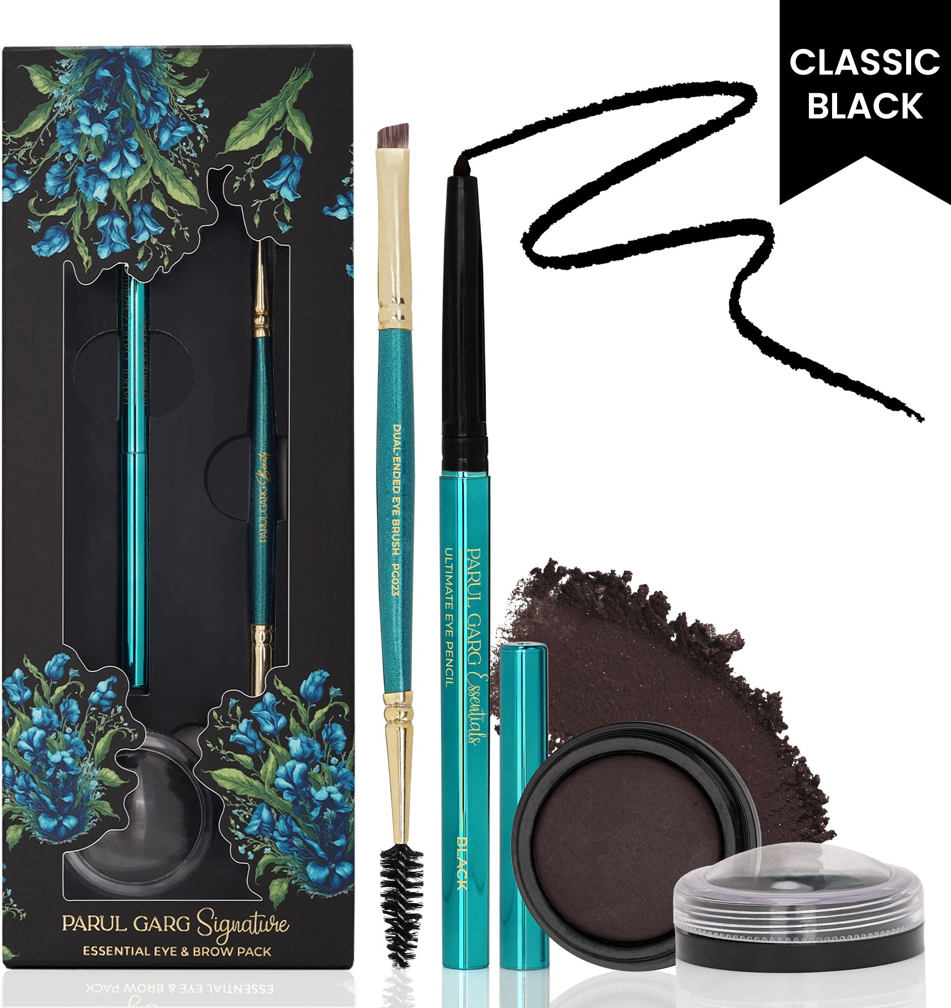 Essential Matte Eyebrow & Kajal Pencil Pack