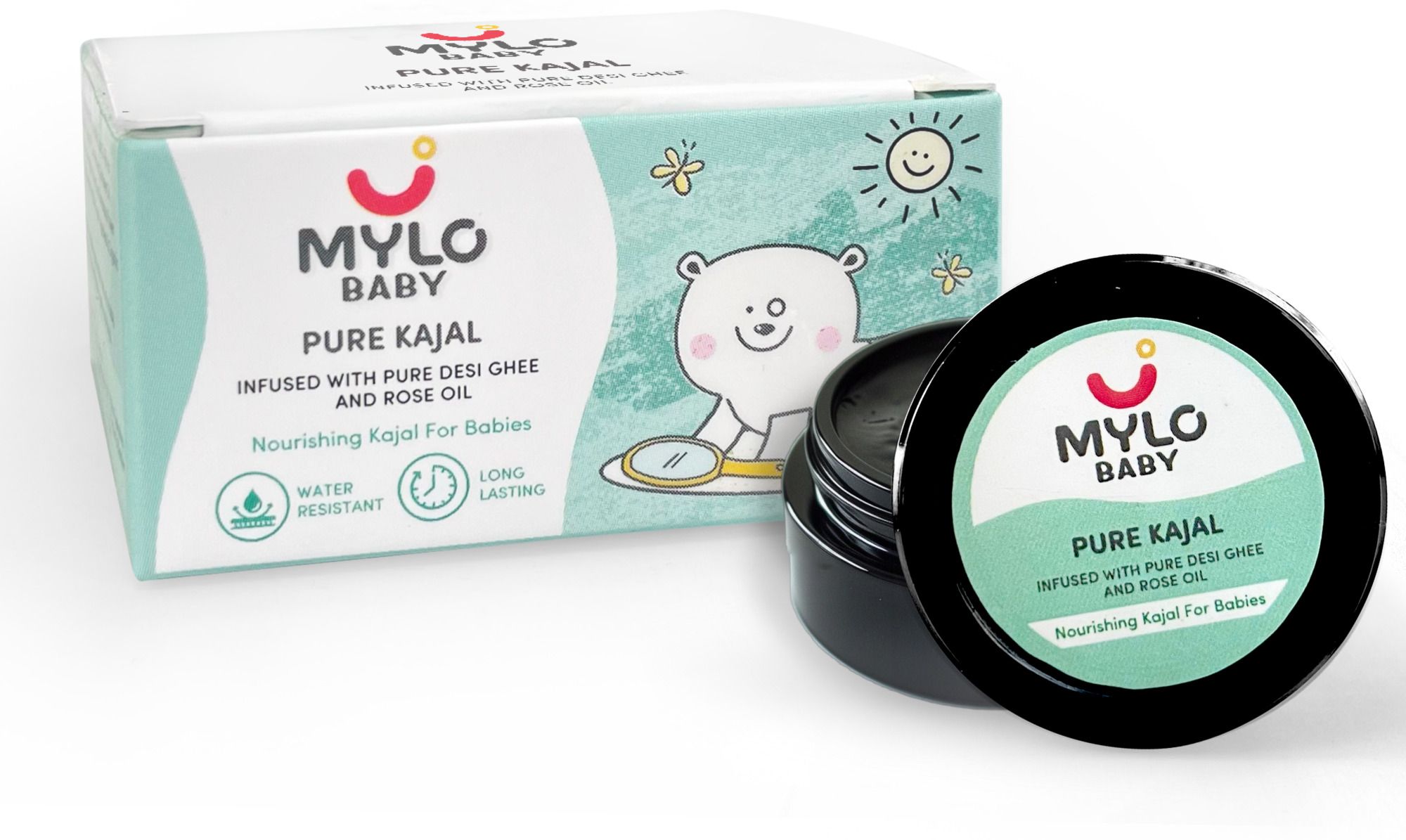 Baby Pure Kajal | 100% Natural with Pure Desi Ghee | Smudge Proof-image-4
