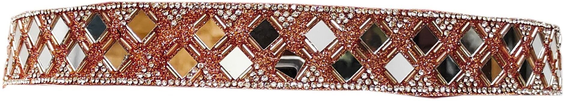 Women Casual Pink Fabric Belt-image-5