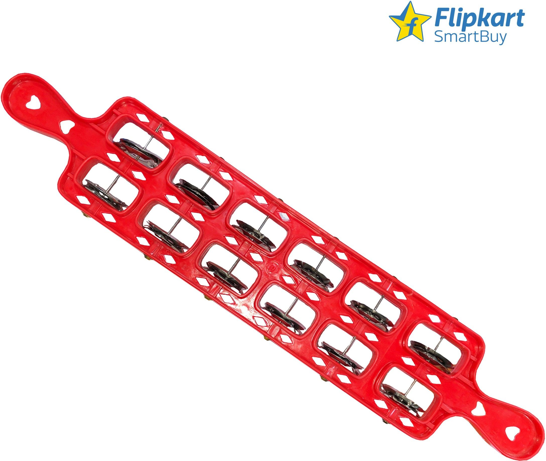 flipkart smartbuy Red Khartal (6 Ring ) Kartal Instrument-picture-28
