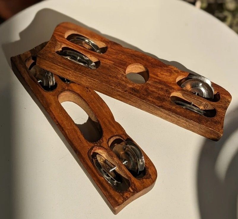 bestbrother BB149 wood Kartal Pair Indian Musical Percussion Instrument Hand-Cymbals Kartal Instrument-picture-5