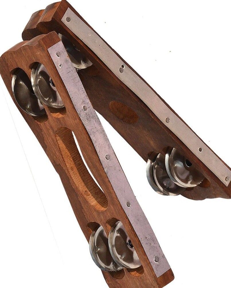 khalsa musical KM161 wood Kartal Pair Indian Musical Percussion Instrument Hand-Cymbals Kartal Instrument-picture-37