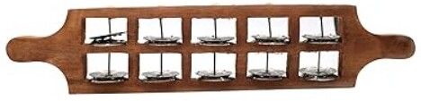 khalsa musical KM104 wood Jhika Cymbal Handmade Indian Musical Instrument 5 Bells Kartal Instrument-picture-6