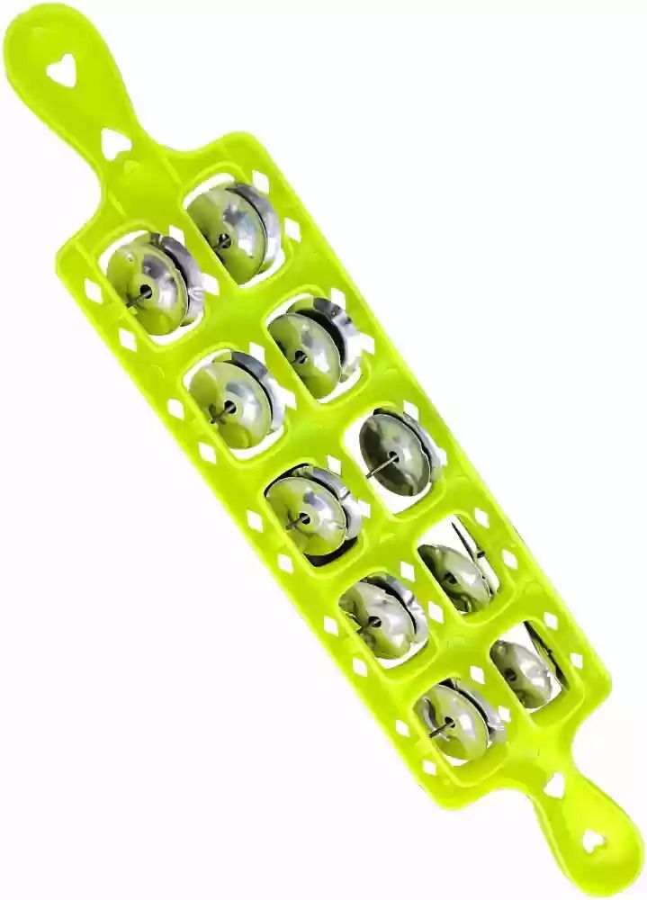 kanha ji enterprises Plastic Jheeka 5 Line Multicolor Steel jingles Kartal Instrument-picture-44