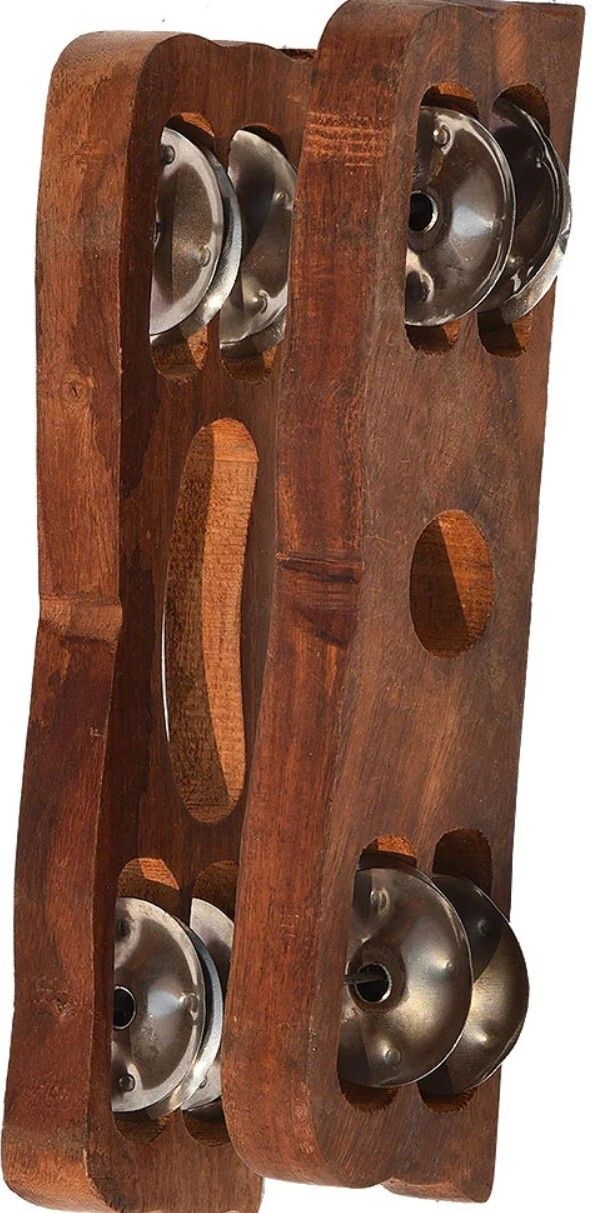 maga mart MM137 wood Kartal Pair Indian Musical Percussion Instrument Hand-Cymbals Kartal Instrument-picture-26