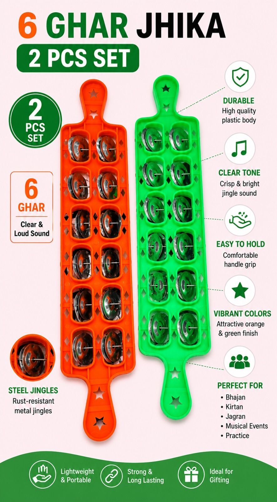 musiking 6 GHAR JHIKA 2 PCS AZ48 Kartal Instrument-picture-21