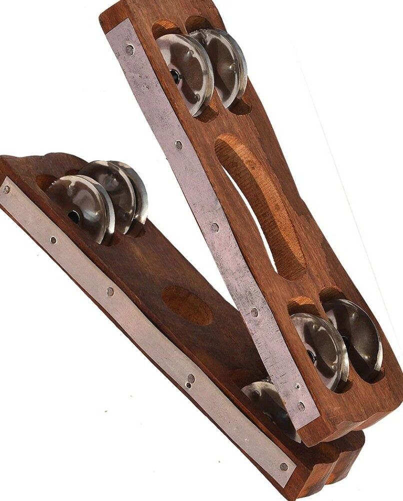 khalsa musical KM148 wood Kartal Pair Indian Musical Percussion Instrument Hand-Cymbals Kartal Instrument-picture-30