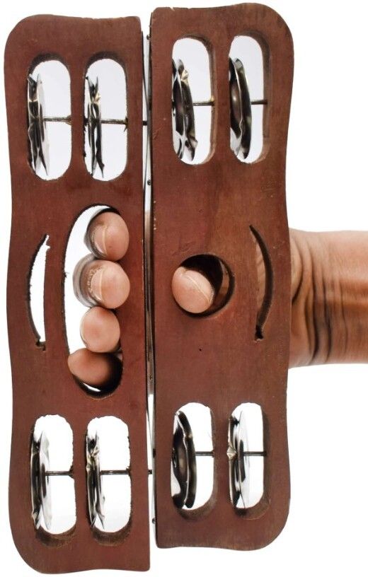 khalsa musical KM100 Handmade Kartal Pair Indian Musical Percussion Kartal Instrument-picture-8