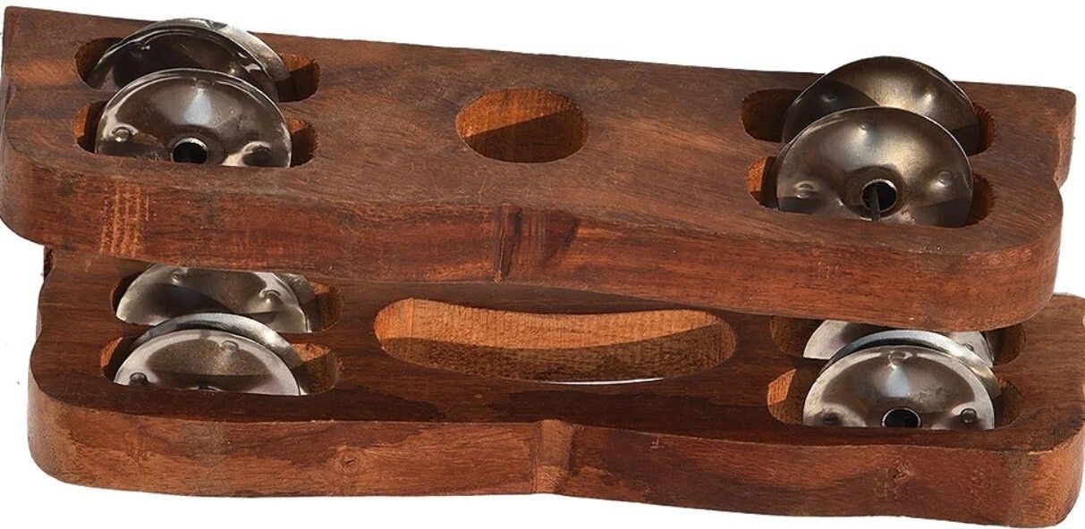 khalsa musical KM159 wood Kartal Pair Indian Musical Percussion Instrument Hand-Cymbals Kartal Instrument-picture-49