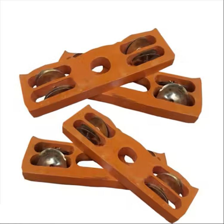 kartal jika tambourine plastic hand percussions 4 pieces in 1 set (Multicolor) Kartal Instrument-image-13