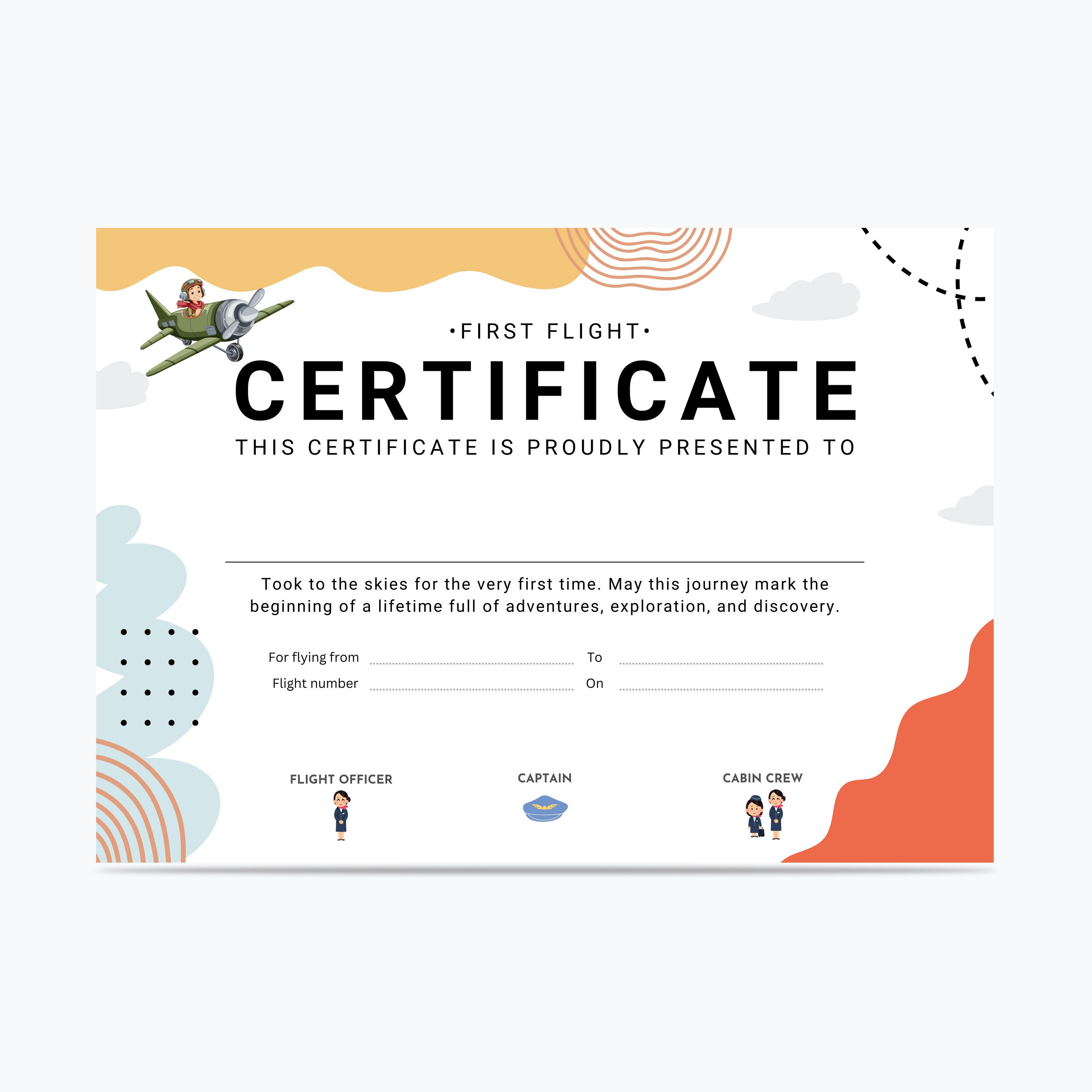 papero Baby First Flight Certificate Keepsake-picture-24