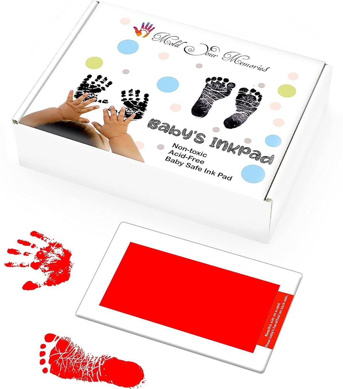 shree radhe enterprises Baby Hand & Footprint Keepsake Ink Pad Kit Keepsake-picture-17