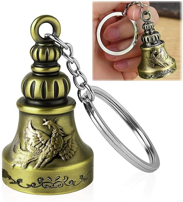 neel Premium Guardian Bell Keychain for Boys & Girls Lucky Protection Bell Keychain Key Chain-picture-16