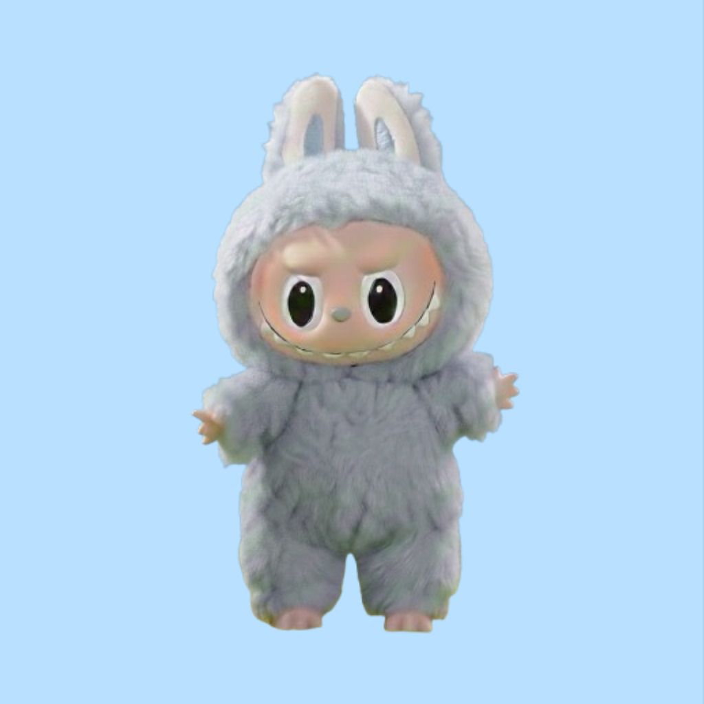 Cute Pastel Stuffed Fur Monster - 13 cm-image-3