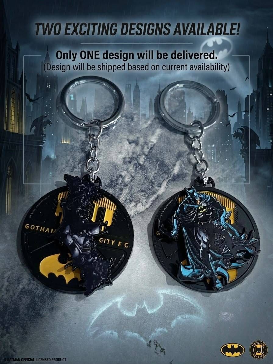 (Pack of 1) Batman Metal Keychain –DC Key Ring with Random Design | Premium Key Chain-image-30