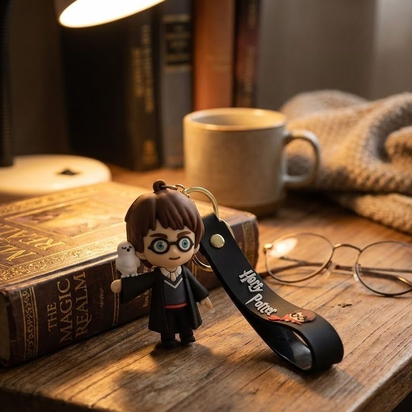 zevro Harry Potter Cute Wizard Keychain for Backpack Decoration Key Chain-picture-17