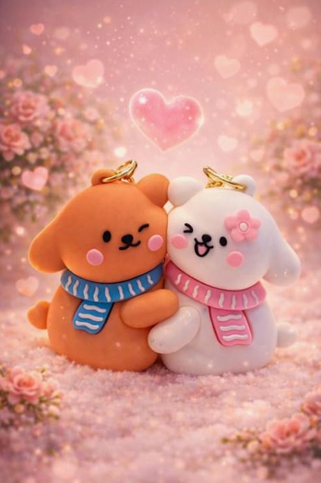 Magnetic Hugging Magnetic Couple Dog Keychain Key Chain Key Chain Key Chain-image-39