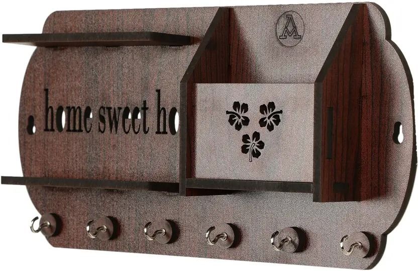 engineering wooden fully multipurpose home decor product Wood Key Holder-image-48