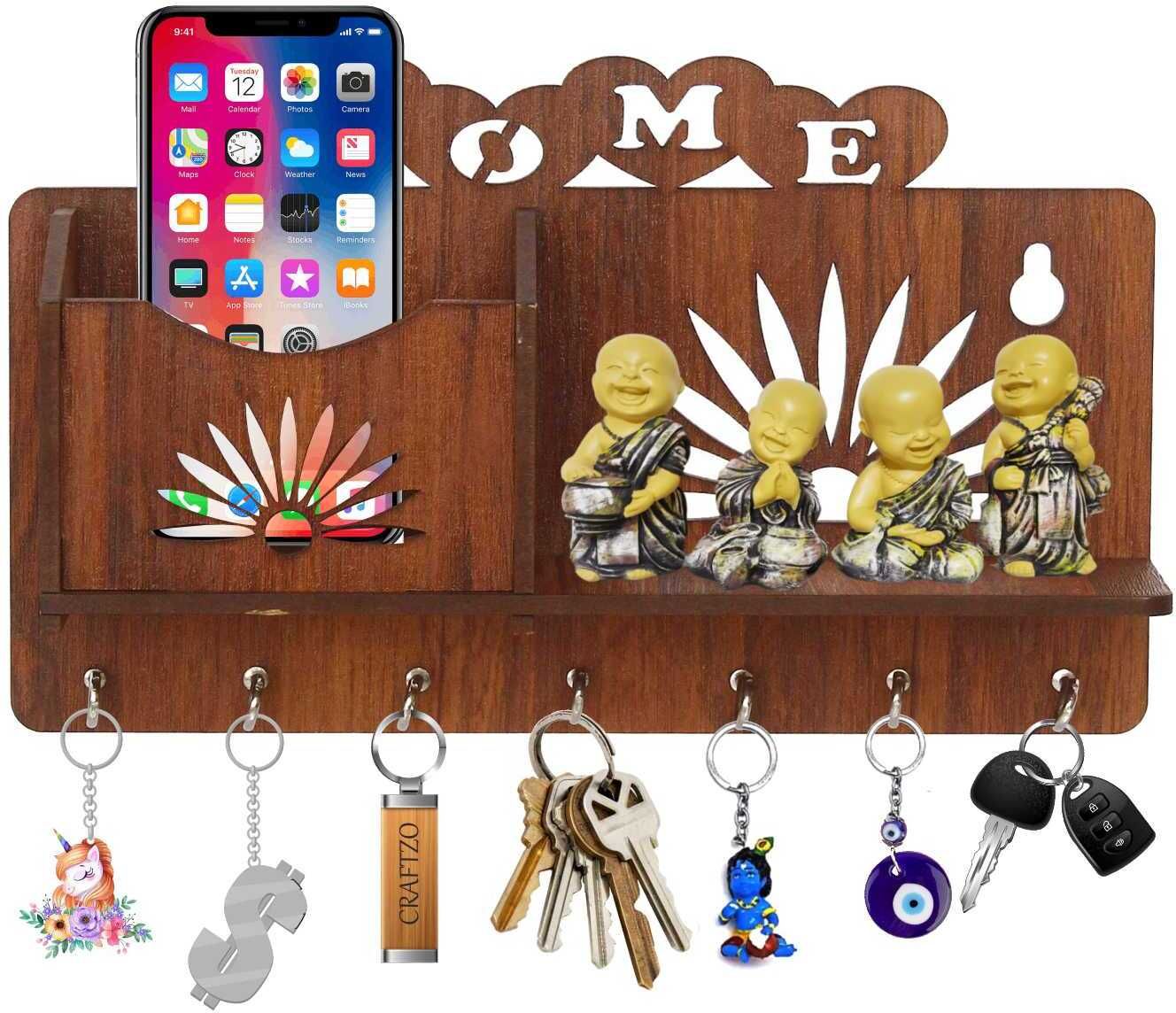 Premium Mobile Stand / key Stand / Key Hanger / Mobile holder / Wood Key Holder-image-34