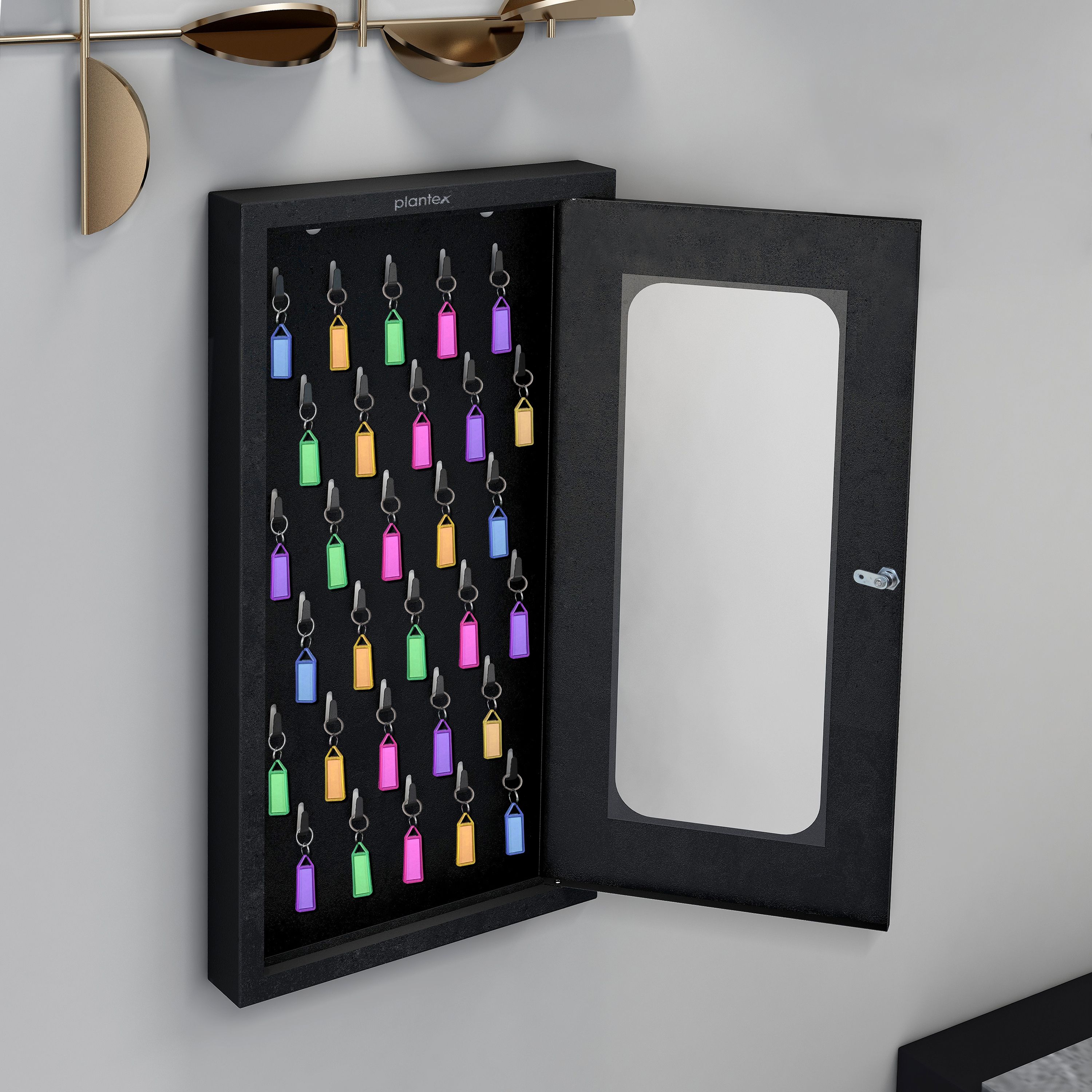 GI Steel Key Storage Box/Key Cabinet with Lock for Home/Key Holder for Office Iron Key Holder-image-20