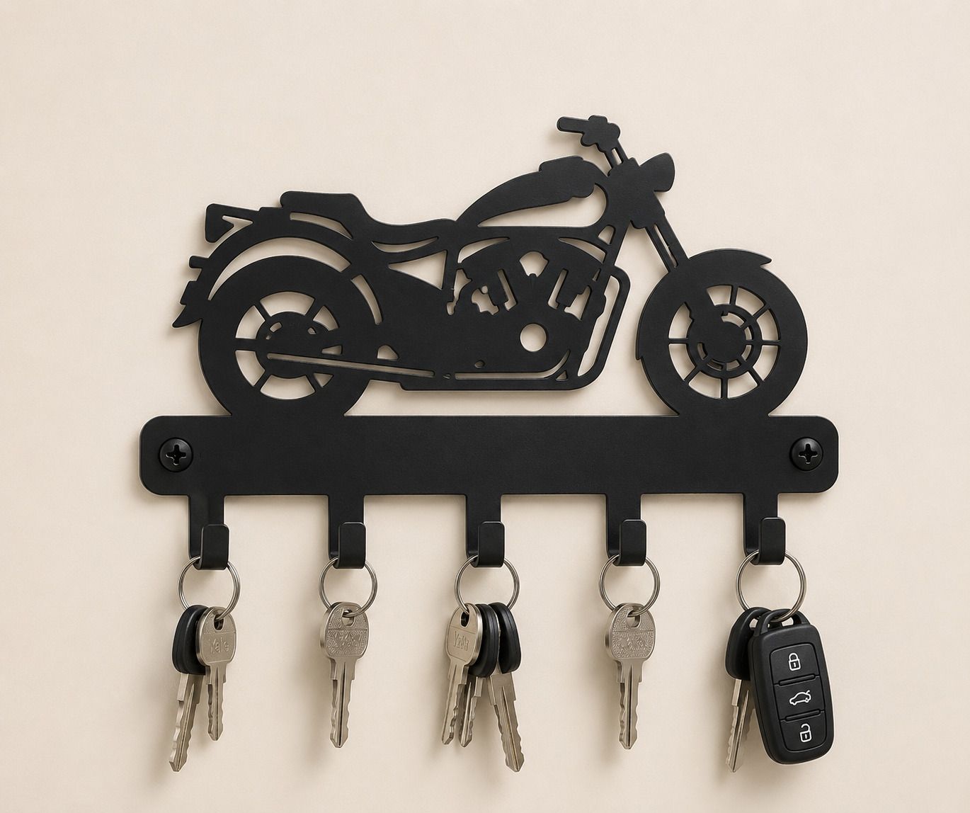 nb craft studio Trendy Key Holder | Bike Shape Metal Key Holder | Iron Key Holder-picture-40