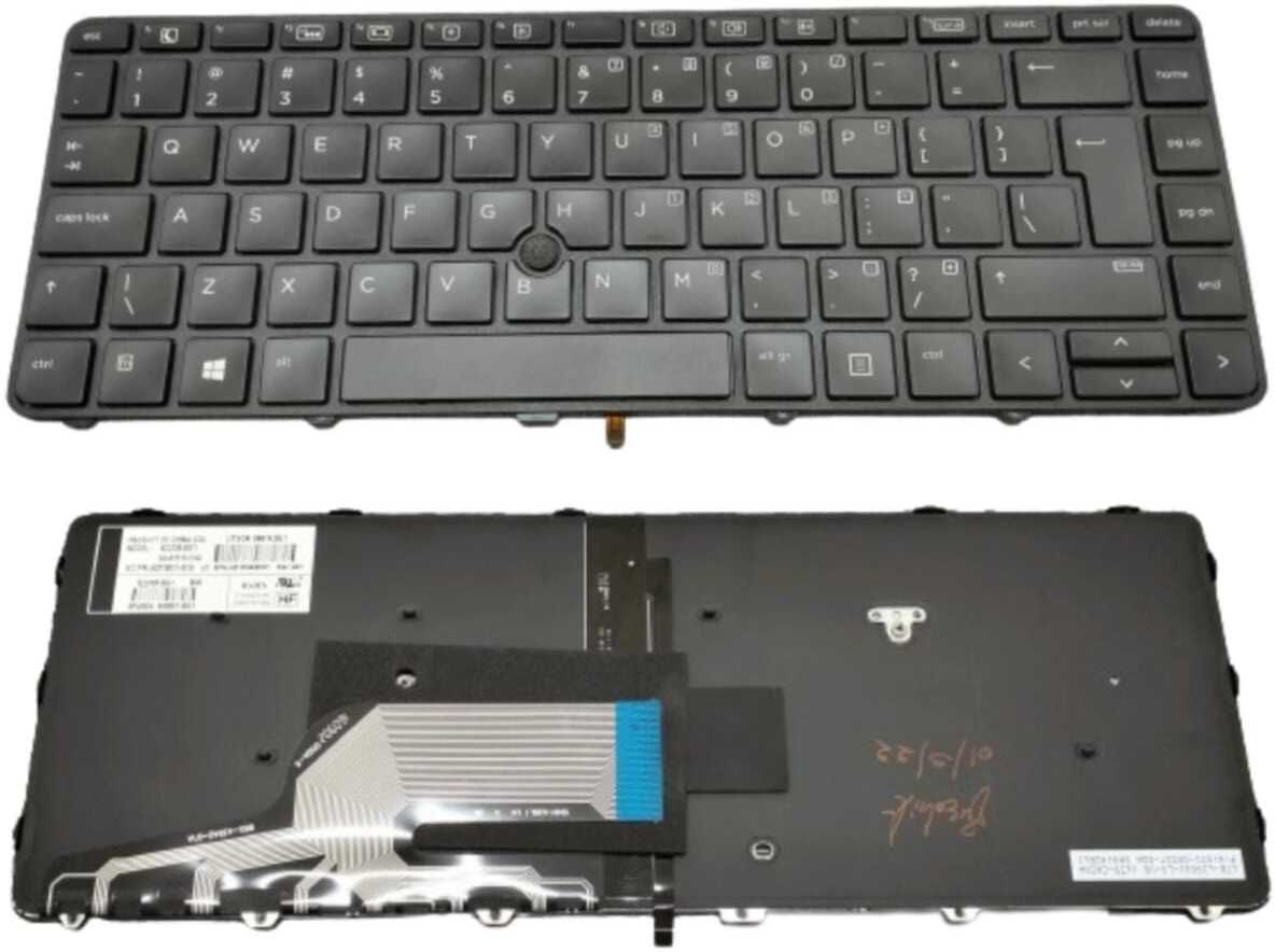 us info Keyboard HP 430 G3, 430 G4, 440 G3, 440 G4, 445 G3, trecboll point Backlit Laptop Keyboard Replacement Key