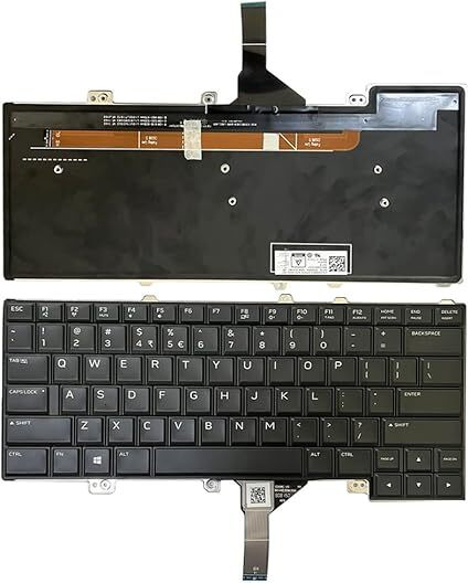 MACKTECH Alienware 15 R3 0HH53H HH53H NSK-ED0BC Laptop Keyboard Replacement Key image 1